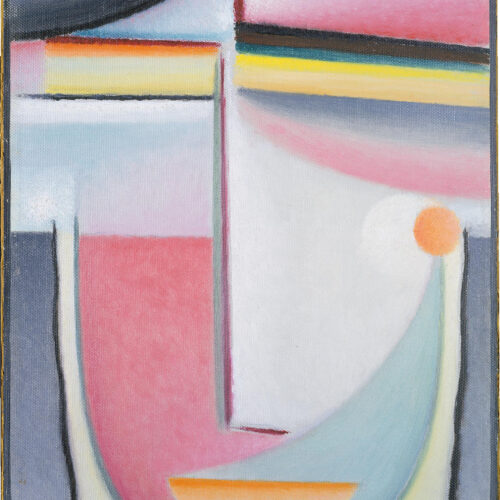 Abstract Head: Symphony in Pink