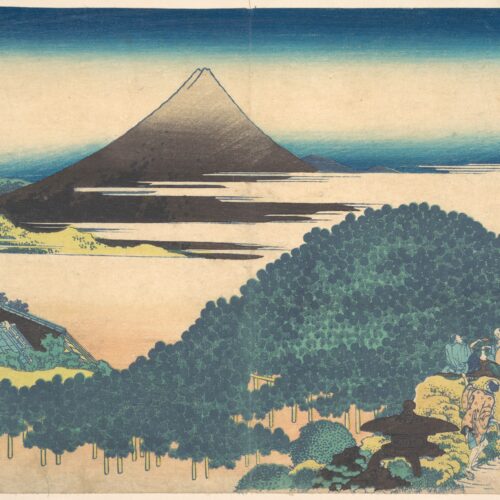 Back of Fuji from Minobu River